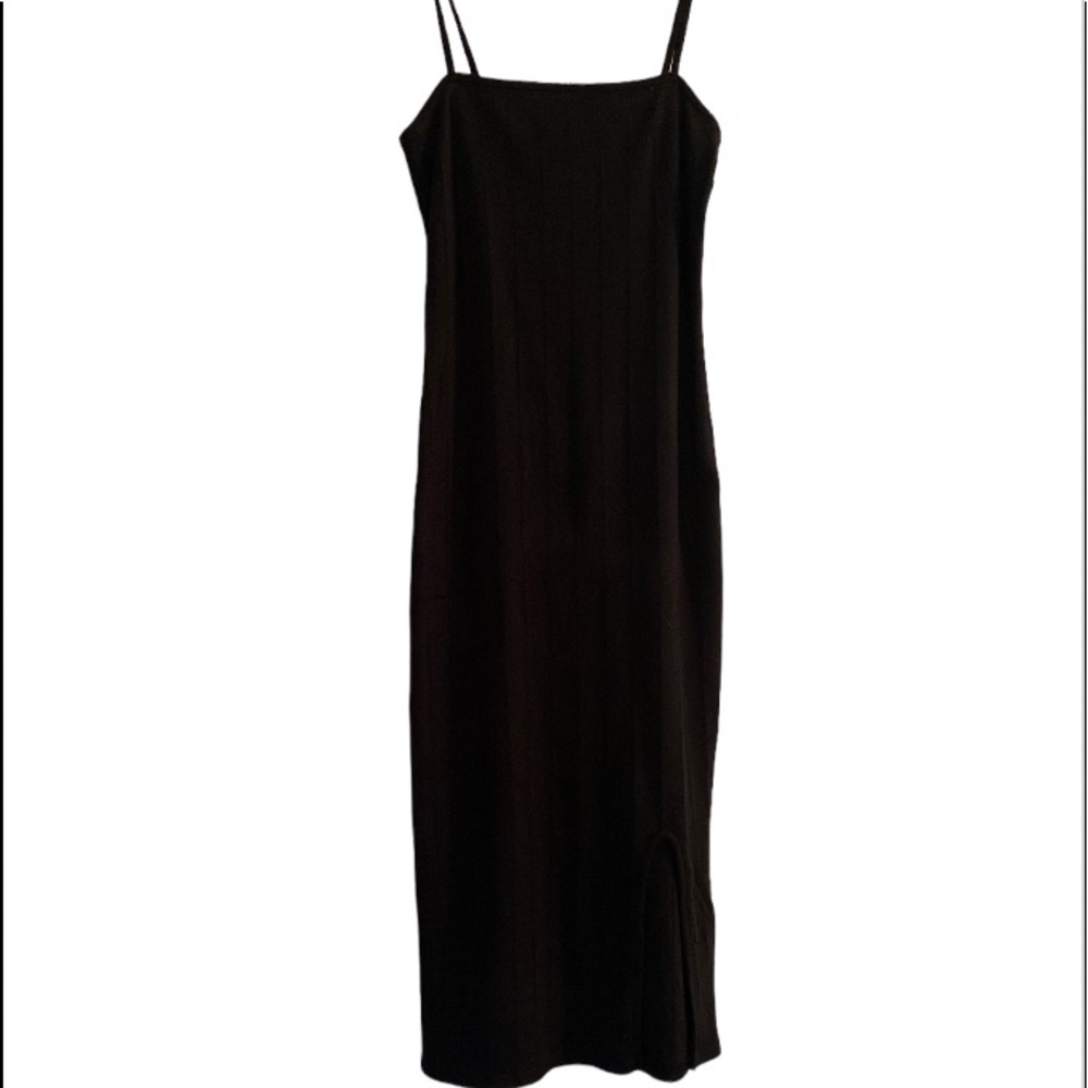 NWT black tank dress.  Size medium.